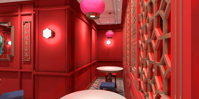 上海裕莲楼餐饮空间设计-3